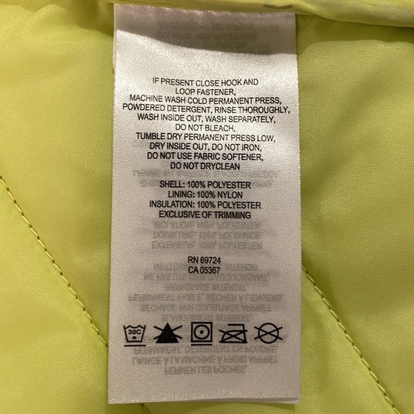 COLUMBIA Quilted Vest with fleece Panels Green / Gray X-LARGE - Picture 9 of 10